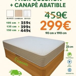OFERTA PACK LUCI  CANAPE + COLCHON
