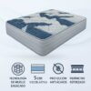 COLCHON LAURA 27CM MUELLE ENSANCADO