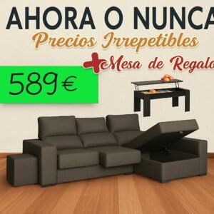 Chaiselongue extensible con arcón