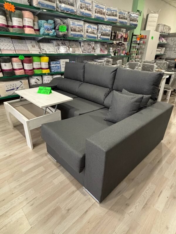 Chaiselongue extensible con arcón
