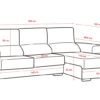 Chaiselongue extensible con arcón