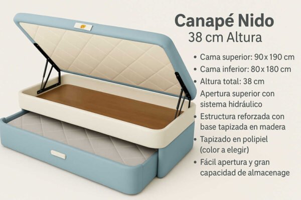 CANAPE NIDO POLIPIEL