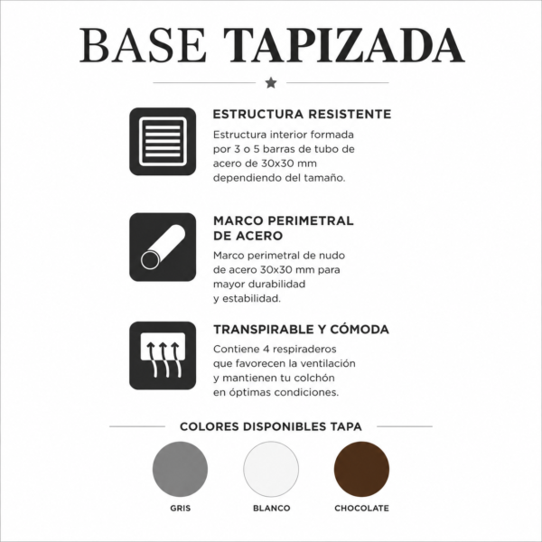 Base tapizada