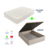 pack-colchon-viscoelastico-mas-canape-madera-luci Oferta pack Luci canapé + colchón