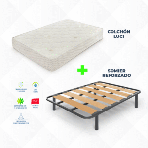 pack-colchon-viscoelastico-mas-somier-reforzado-luci Oferta colchón 23cm + somier reforzado