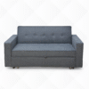 sofacama-tela-gris-izan Sofá cama Izan 2 Plazas