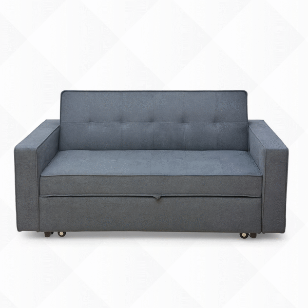 sofacama-tela-gris-izan Sofá cama Izan 2 Plazas